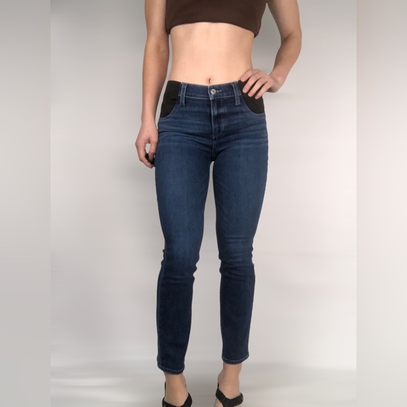 Paige Cindy Maternity Jeans Elastic Gusset Stretchy Waist - Picture 10 of 11